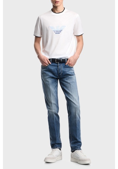 Emporio Armani Erkek Kot Pantolon Em000668 Af22251 Mb002 Mavi Mavi
