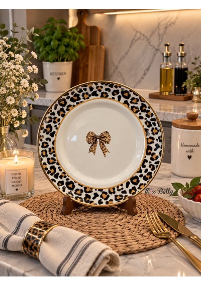 Savana 2'li Emaye Pasta Tabağı Seti 20 Cm Kahverengi