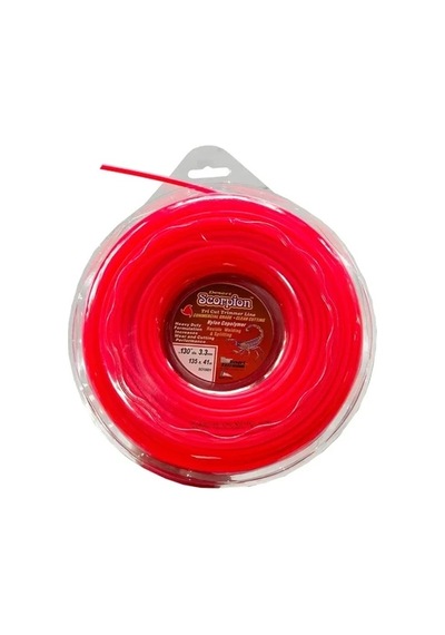Scorpion Ot Biçme Misinası 3.30 Mm 41 M Kırmızı 3 Köşe
