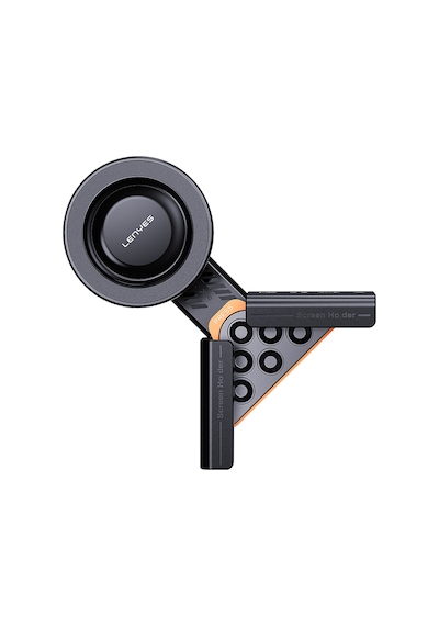 Lenyes Cr210 360 Dönebilen V Köşeli Magnetik Araç İçi Telefon Tutucu Siyah