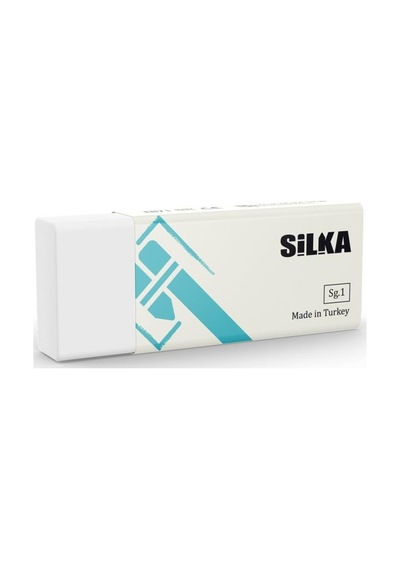 Silka Text Matel Öğrenci Silgisi Beyaz Öğrenci Silgisi 20 Li Paket