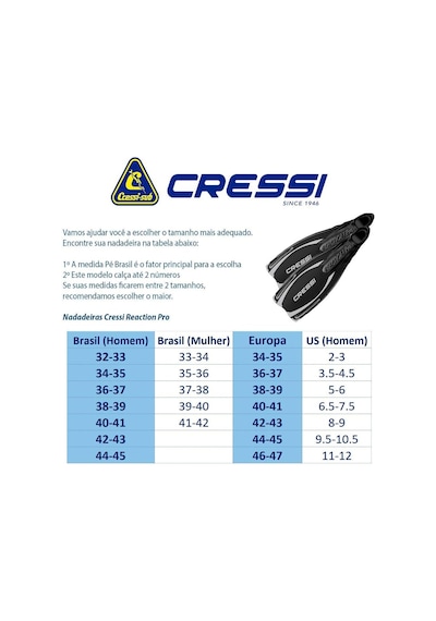 Cressi Yetişkin Reaction Pro Palet Siyah - Gri 36-37
