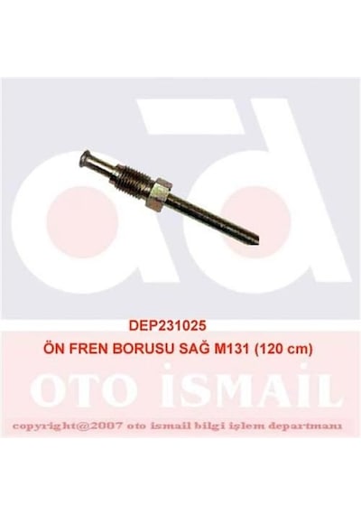 Depar 1025 - Ön Fren Borusu Sağ M131 120 Cm