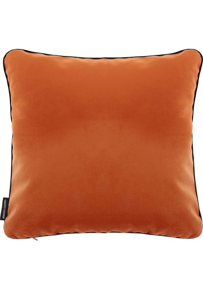 Biyeli Kırlent Yastık Kılıfı Turuncu Renk 45x45