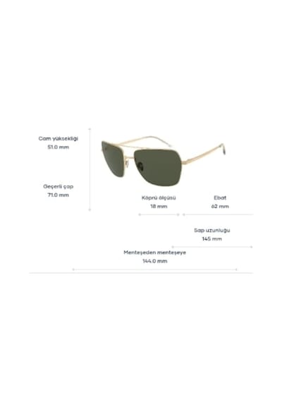 Gıorgıo Armani Ar6105 3002/9a 62 Polarize Erkek Güneş Gözlüğü