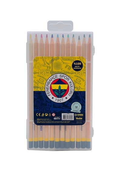 Fenerbahçe Orijinal Lisanslı Kalem Kalemlik Kuru Boya Silgi Hediyelik Set Lacivert 004 Lacivert