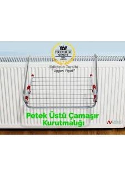 50 Cm Balkon Petek Üstü Çamaşır Kurutma Askılığı Gümüş