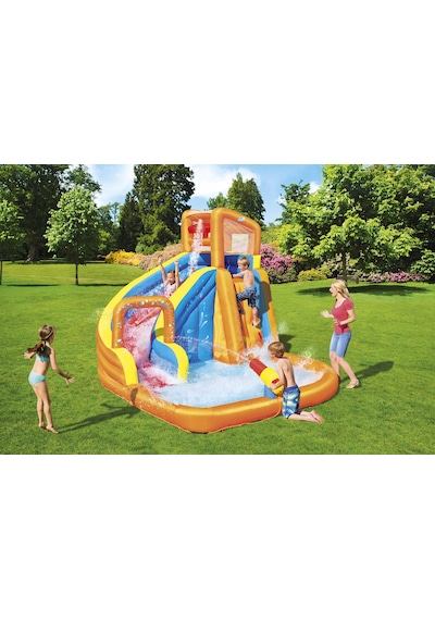 H2ogo 53301 Turbo Splash Zone Şişme Su Oyun Parkı 2.70 M Mavi - Turuncu