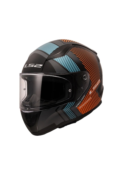 Ls2 Rapıd 2 Extra Motosiklet Kaskı Mat Gri - Neon - Turuncu