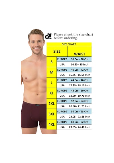 Uniquetrenders Erkek Pamuklu 3'lü Modal Boxer Lacivert