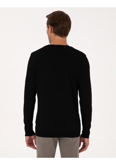 Pierre Cardin Erkek Siyah Kazak /triko 50316798-vr046 Siyah