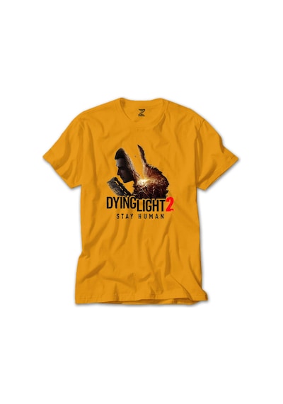 Dying Light Stay Human Sarı Tişört Sarı