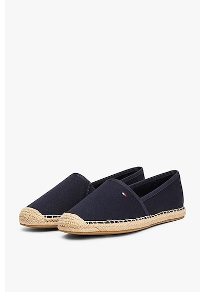 Tommy Hilfiger Kadın Th Bayrak Nakışlık Canvas Espadrille Loafer Ayakkabı - Lacivert Space Blue Tommy Hilfiger Kadın Th Bayrak Nakışlık Canvas Espadrille Loafer Ayakkabı - Lacivert Space Blue