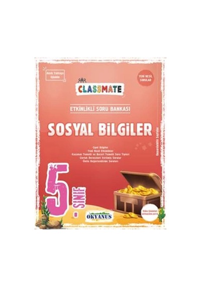 Okyanus 5.sınıf Classmate Sosyal Bilgiler Soru Bankası