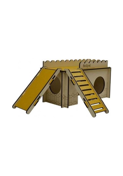 Rotipet Hamster Evi 20x11x10 Cm Sarı Açık Bej