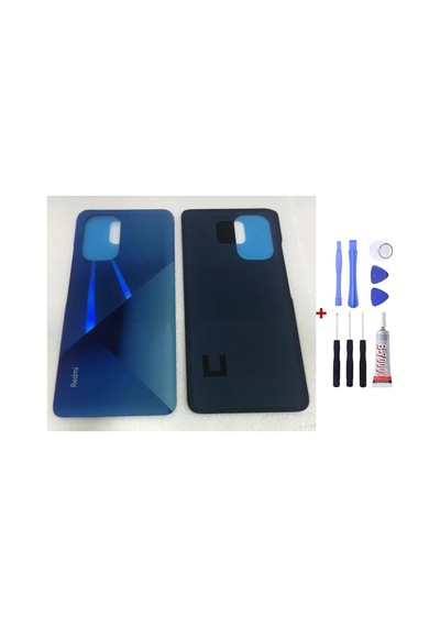 Xiaomi Redmi K40 Pro Mavi Arka Cam Kapak Pil Kapağı Tamir Set B7000 Set Mavi
