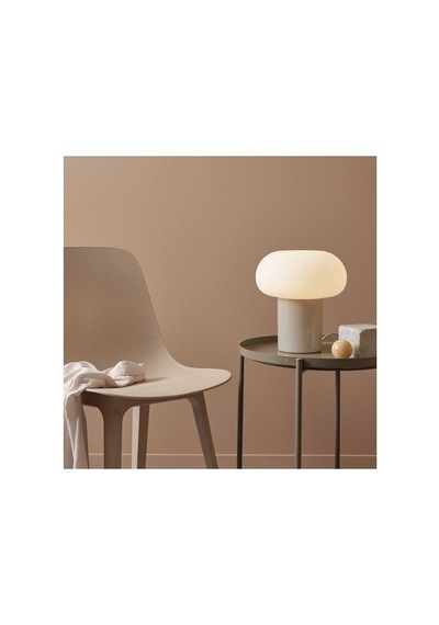 Ikea Dejsa Abajur, Bej-beyaz, 28 Cm