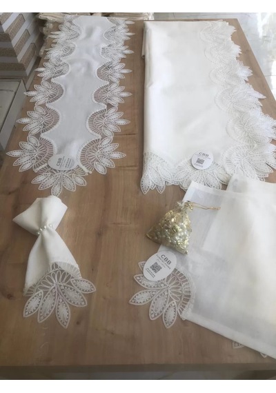 Gees Global Sofra Takımı Lady Gardenya Keten Yemek Takımı 160x220 Masa Seti 26 Parça Runner Set Krem Gbzs Gees Global Sofra Takımı Lady Gardenya Keten Yemek Takımı 160x220 Masa Seti 26 Parça Runner Set Krem Gbzs
