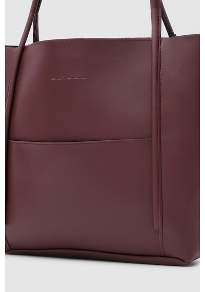 Shule Bags Maximors Omuz Çantası Bordo Bordo