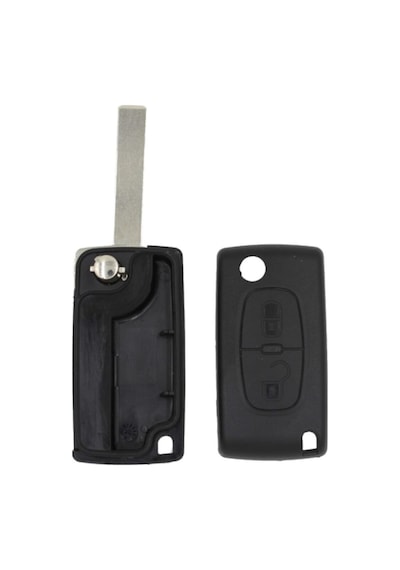 Peugeot 207 307 308 Partner Citroen C3 C4 C5 Anahtar Kabı Kumanda Kabı 2 Buton Pil Yuvasız