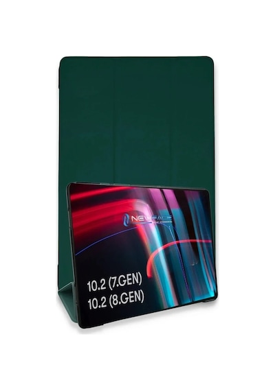 Mey İthalat Apple iPad 10.2 7.nesil Kılıf Tablet Smart Kılıf - Koyu Yeşil Tablet Kılıfı