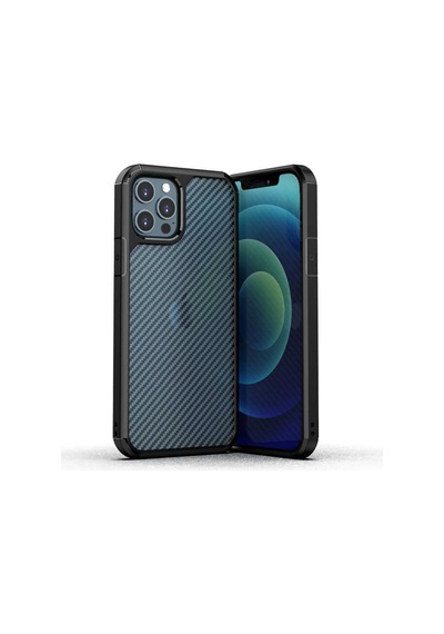 Apple Uyumlu iPhone 12 Pro Kılıf Zore Inoks Fiber Yüzey Tasarım Kılıf