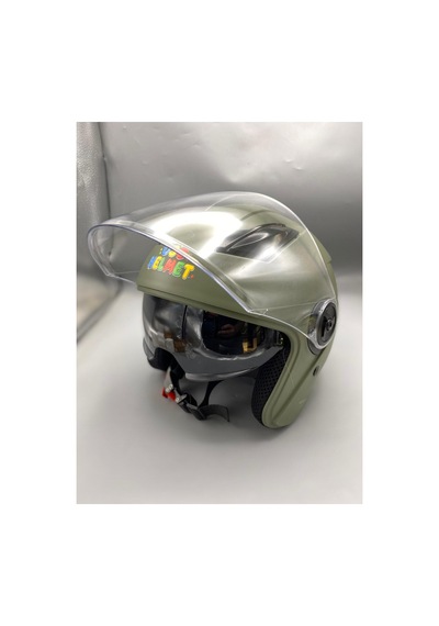 Acık Kask Çocuk Yeşil