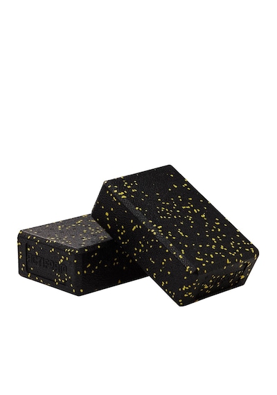 Actifoam Yoga Blok 2'li Set/ Orta Sert/siyah-sarı Sarı - Siyah
