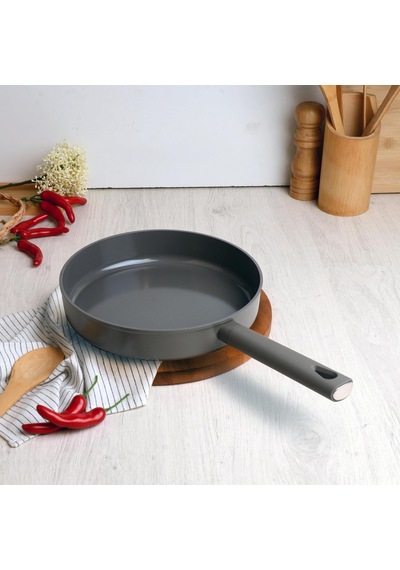 Belarıva 26 Cm Grı Sılıkon Saplı Tava Gri
