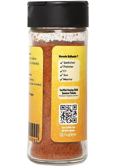 Hayfene Tütsülenmiş Tatlı Kırmızı Biber 45 G