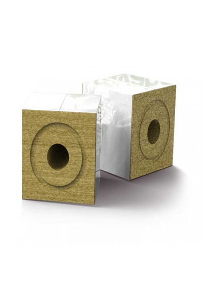 Kayayünü - Topraksız Tarım 10x10x6,5 Cm - 10 Adet - Tek Delikli