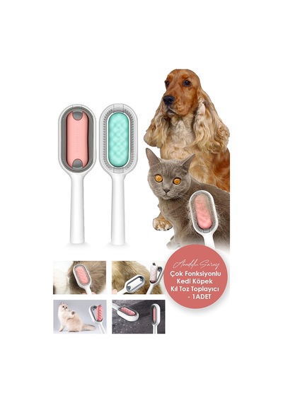 Kedi Köpek Tüy Temizleyici Toz Toplayıcı Evcil Hayvan Tarağı