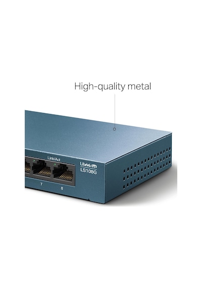 Ls108g 8 Port Gıgabıt Metal Kasa Swıtch