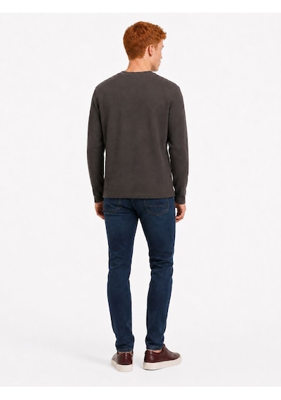 Loft Regular Fit Erkek Tshirt U.kol Lf2044268 Q1.v1 Kahverengi