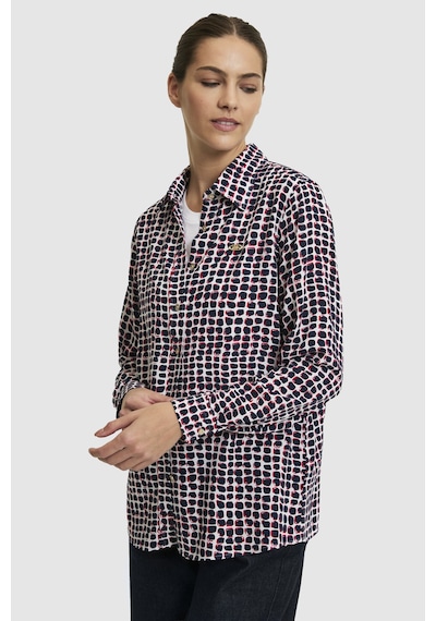 U.S. Polo Assn. U.s. Polo Assn. Kadın Lacivert Gömlek Desenli 50320151-vr033