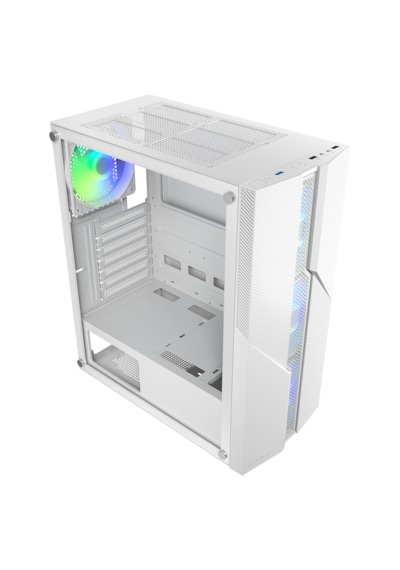 Bitfenix C20 650w 80+ Beyaz Psu Tempered Glass Frgb Usb 3.0 Mesh Atx Mid Tower Beyaz Kasa
