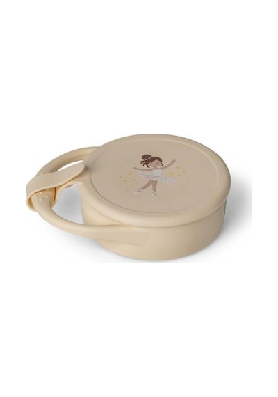 Citron Dökülmez Atıştırmalık Bardağı Ve Emzik Tutucu - Ballerina 1064931