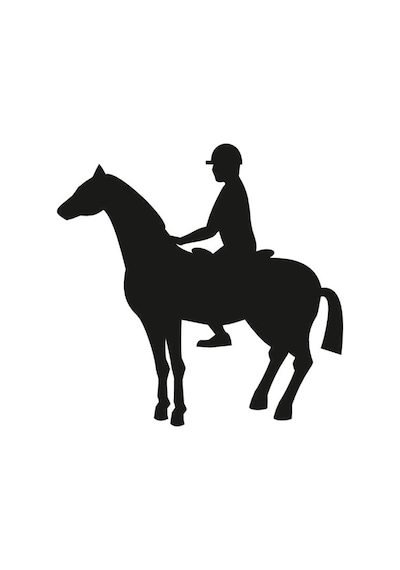 Binici Folyo Sticker 50cm Uzunluk Siyah