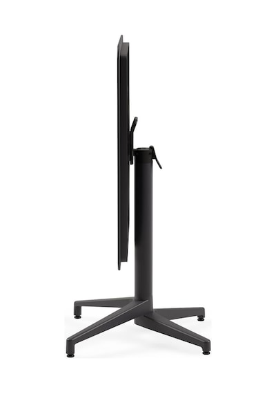 Moon Katlanır Masa 80x80 Cm - Bahçe, Balkon, Kafe, Restoran İçin, İç Ve Dış Mekan Antrasit Diğer