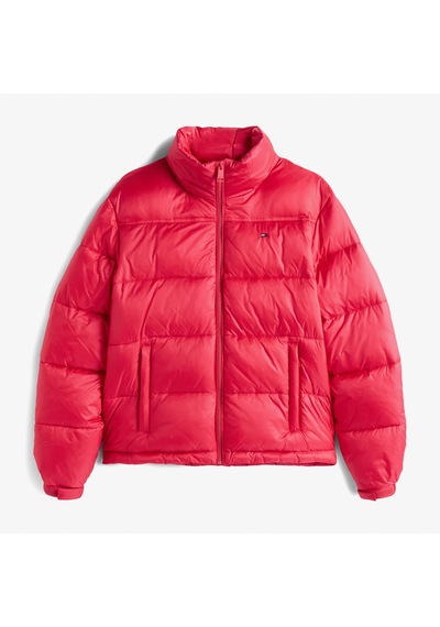 Tommy Hilfiger Tommy Jeans Hood Essentials Kadın Pembe Puffer Montdüzdw0dw21619