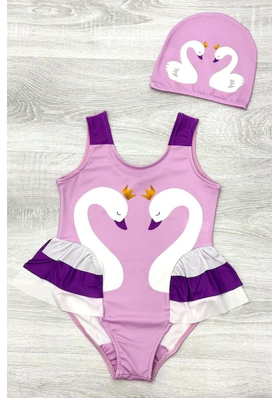 My Kids Wear Zarif Kuğu Desenli Üç Kat Fırfır Detaylı Boneli Kız Çocuk Mayo Lacivert - Çok Renkli My Kids Wear Zarif Kuğu Desenli Üç Kat Fırfır Detaylı Boneli Kız Çocuk Mayo Lacivert - Çok Renkli
