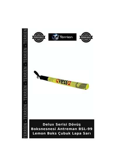 Delux Serisi Dövüş Boksnesnesi Antreman Bsl-99 Lemon Boks Çubuk Lapa Sarı Diğer