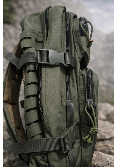 Anadolu Tactical 45l Askeri Taktik Sırt Çantası Haki Outdoor Kamp Trekking Dağcı Çantası