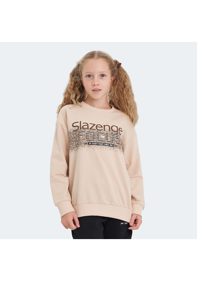 Slazenger LAST Çocuk  Camel Sweatshirt
