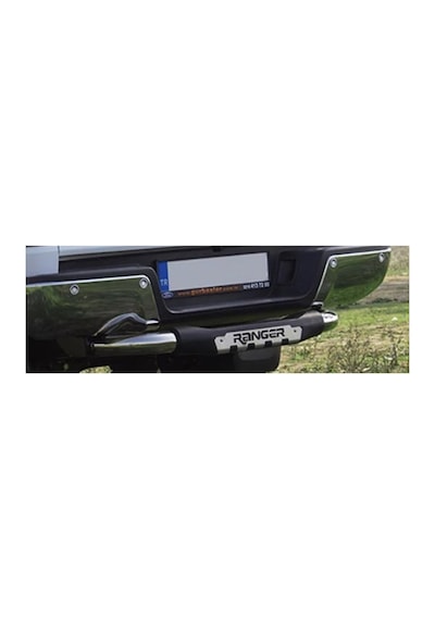 Ford Ranger T9 Arka Tampon Koruma Demiri Krom Arka Koruma Barı Demir
