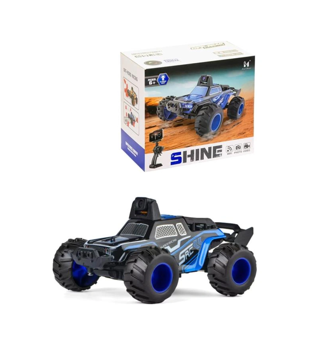 Usb Şarjlı Casus Kameralı Oyuncak Off-road Aracı Mavi Mavi