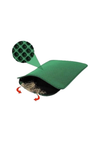 Kedi Tuvaleti Önü Elekli Kedi Kumu Paspası 60 X 40 Cm