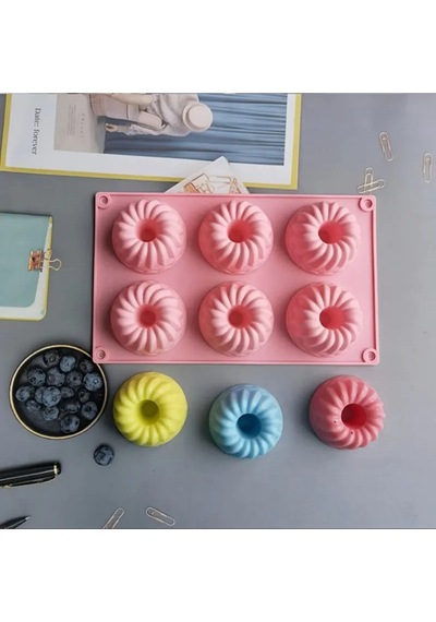 Cupcake, Muffin, Kek Ve Pasta Kalıbı Silikon Kalıp Kırmızı