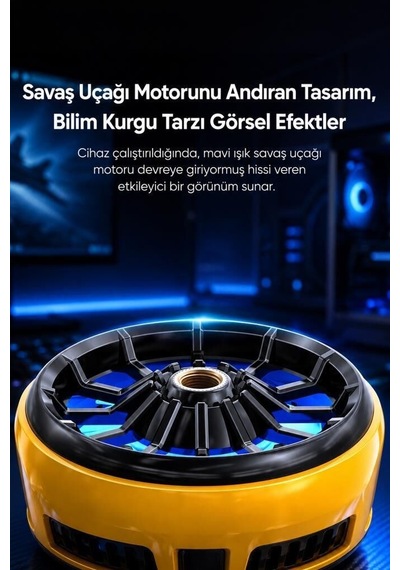 Cep Telefon Soğutucu Oyuncu Radyatör Acc-20 Siyah Oyun Aksesuarı Cihaz Soğutma Mobil Parça