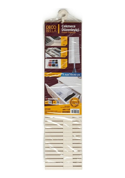 Çekmece Düzenleyici Ayarlanabilir Kesilebilir Takı Toka Çorap Organizeri Organizer Fma01000 Plastik Diğer